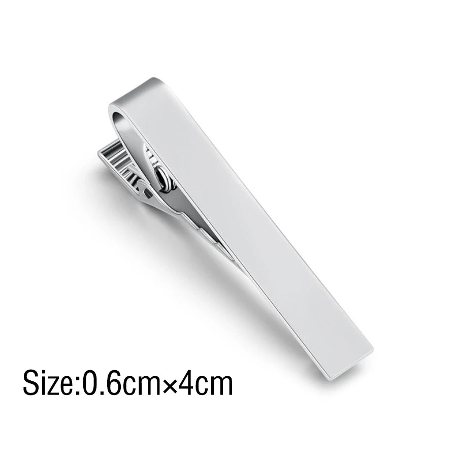 Men’s Metal Tie Clip Necktie Bar Clasp