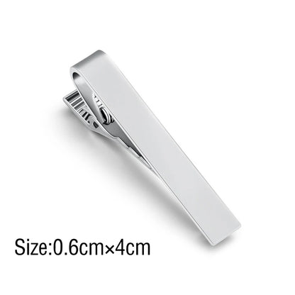 Men’s Metal Tie Clip Necktie Bar Clasp