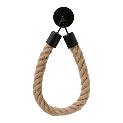 Retro Rope Paper Towel & Toilet Roll Holder