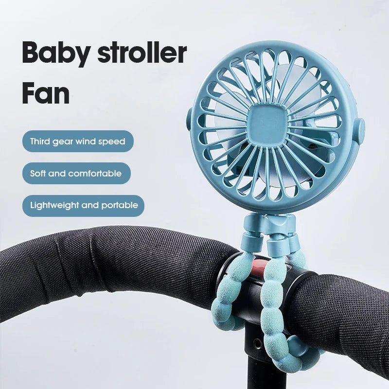 Portable Flexible Tripod Fan