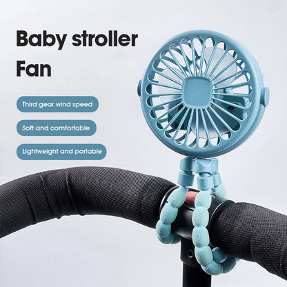 Portable Flexible Tripod Fan