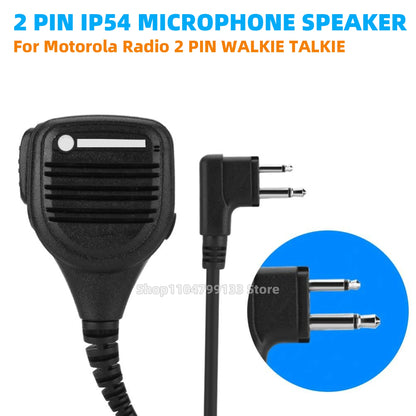 Title 2-Pin Remote Speaker Microphone for Motorola Radios