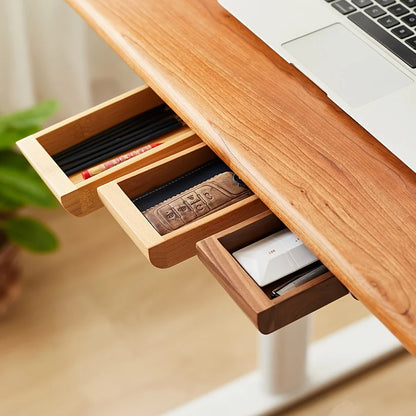 Wooden Under-Desk Drawer Organizer