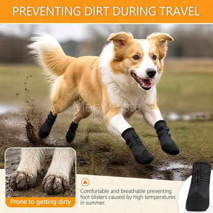Breathable Anti-Slip Dog Boots