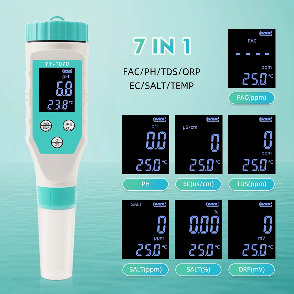 Digital Chlorine Meter PH Tester