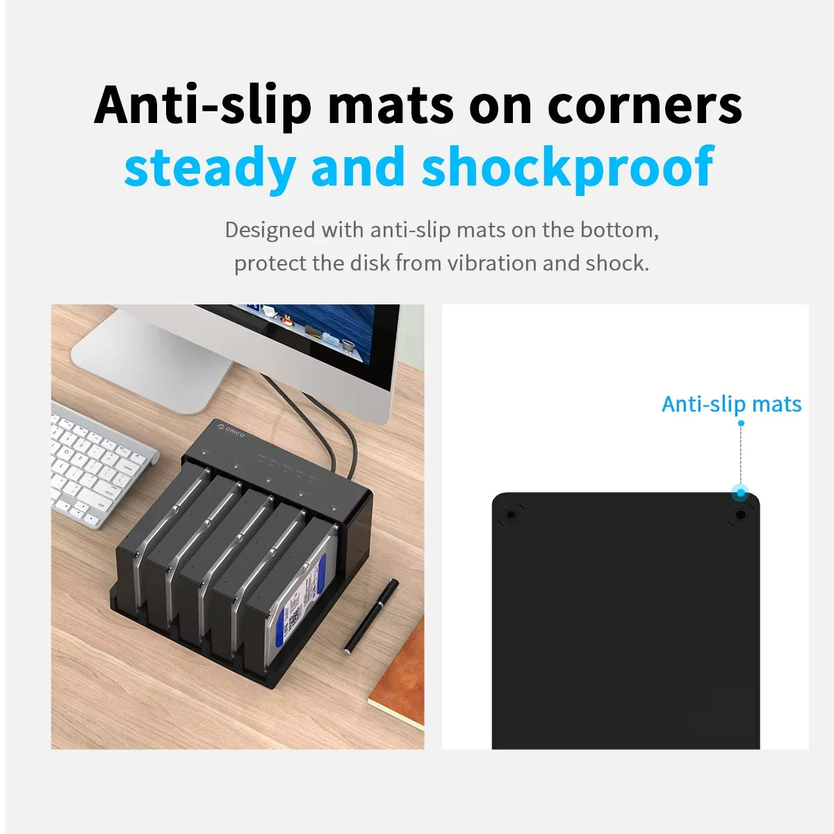 ORICO 5-Bay USB 3.0 HDD & SSD Docking Station