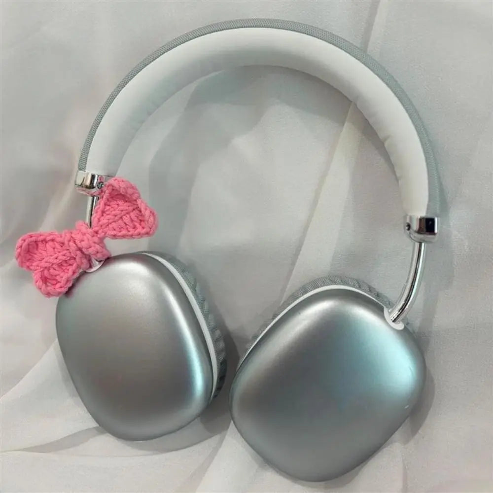 Handmade Crochet Leaf Sprout Headphone Decor