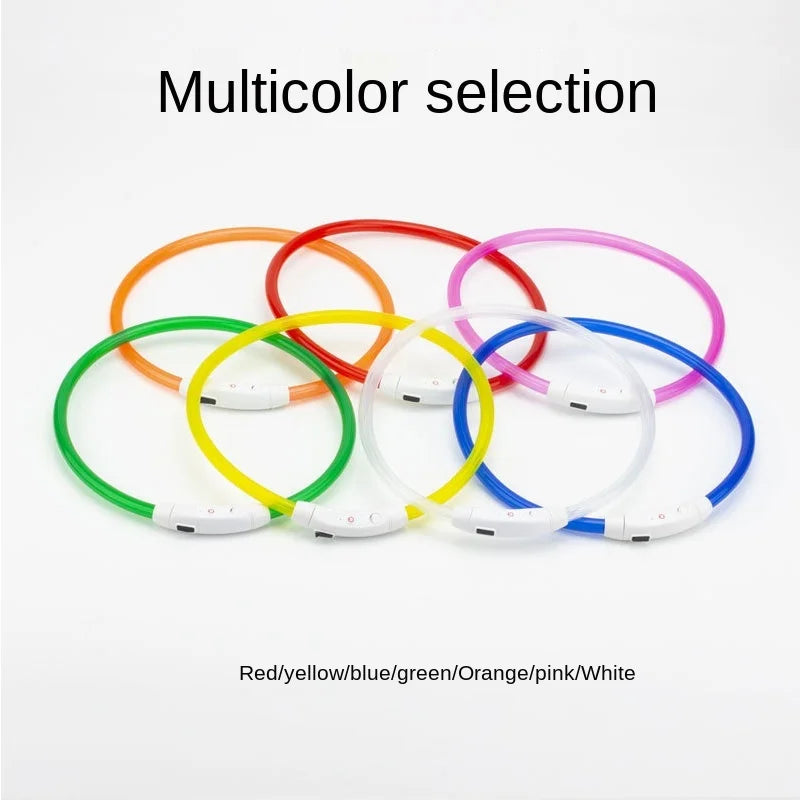 USB Rechargeable LED Dog Collar