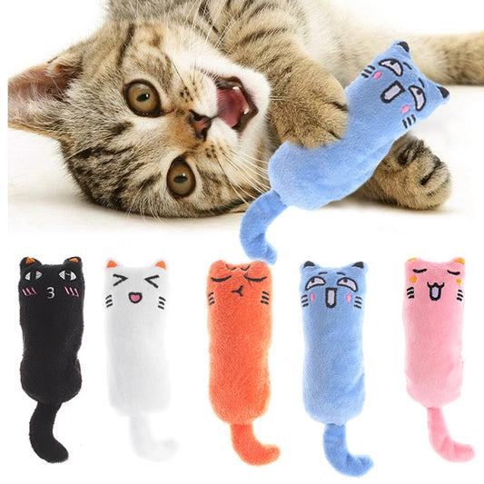 Catnip Plush Squeaky Cat Toy