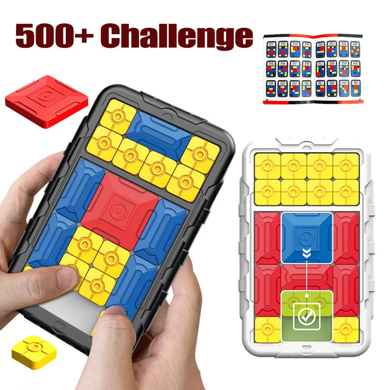 Huarong Road Sliding Block Brain Teaser Puzzle Game