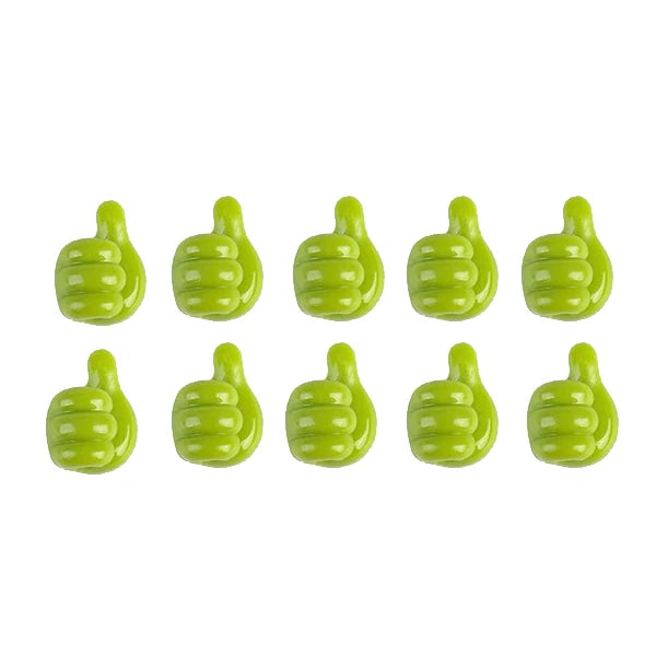 Thumb Silicone Cable Organizer Clips Set