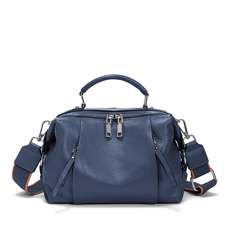 Women’s Genuine Cowhide Leather Shoulder Bag