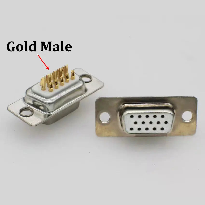 DB15 VGA Solder Connector Plug