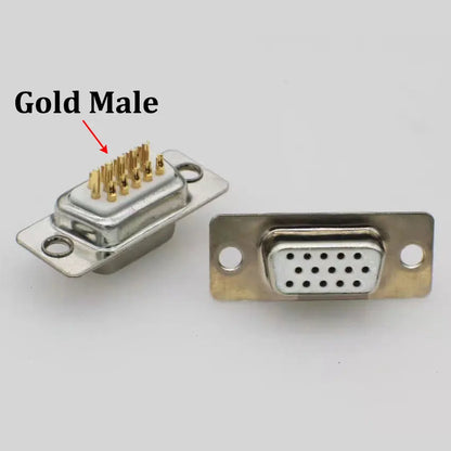 DB15 VGA Solder Connector Plug