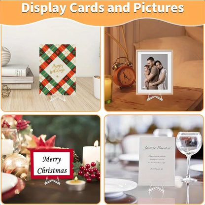 Clear Acrylic Mini Display Easels