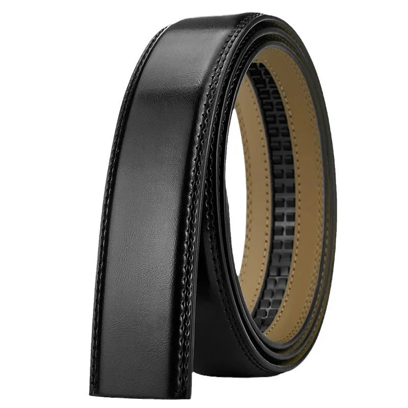 Men’s No-Buckle Cowskin Belt