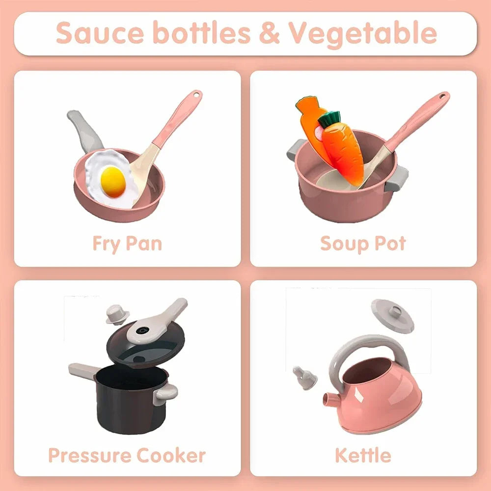 Kids Pretend Kitchen Set