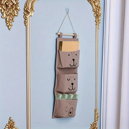 Door Storage Bag with 3 Pockets