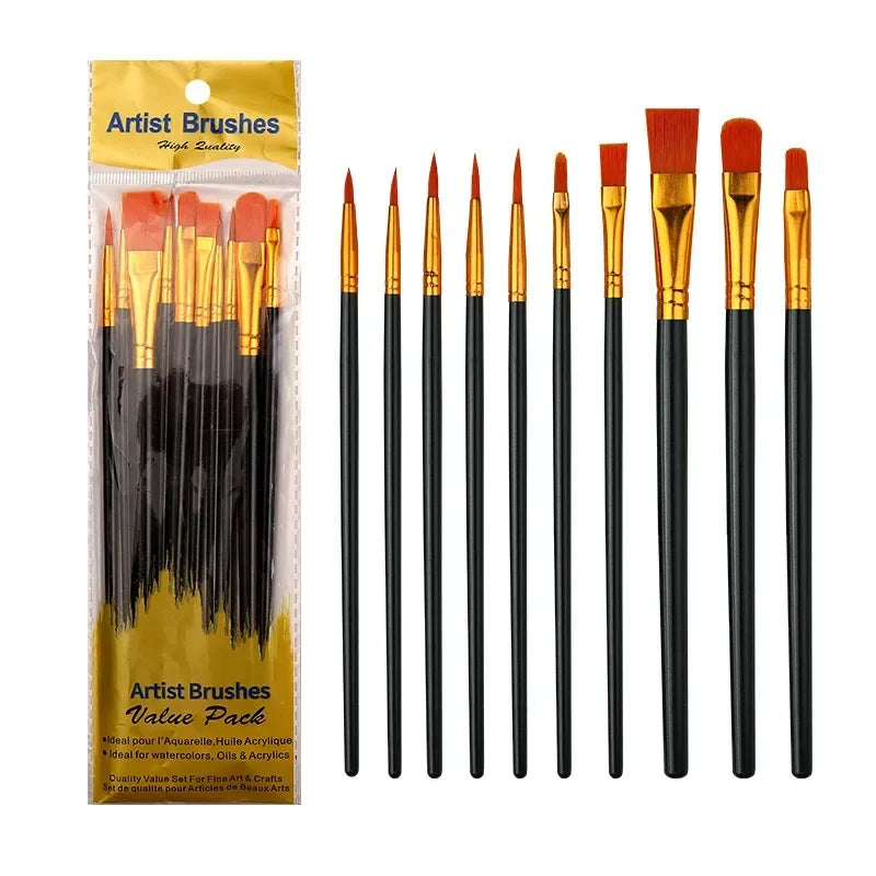 Multi-Purpose Artist Paint Brush Set