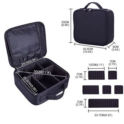 Professional Travel Makeup Organizer Case