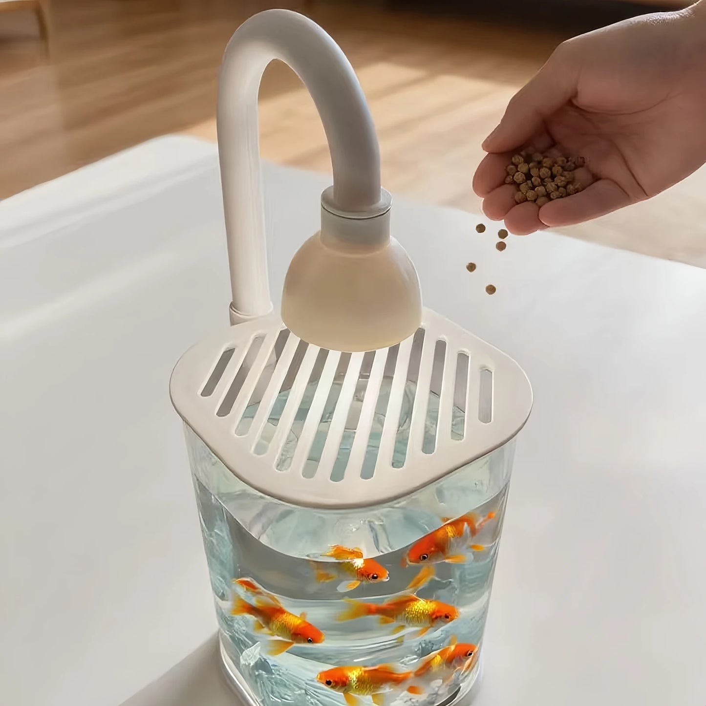 Mini Starter Fish Tank Kit with Light