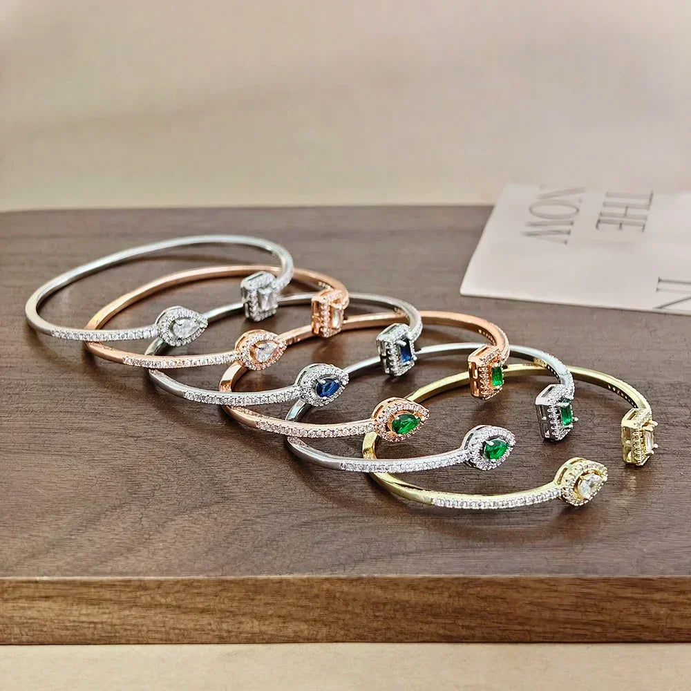 Adjustable Snake-Inspired Cuff Bracelet