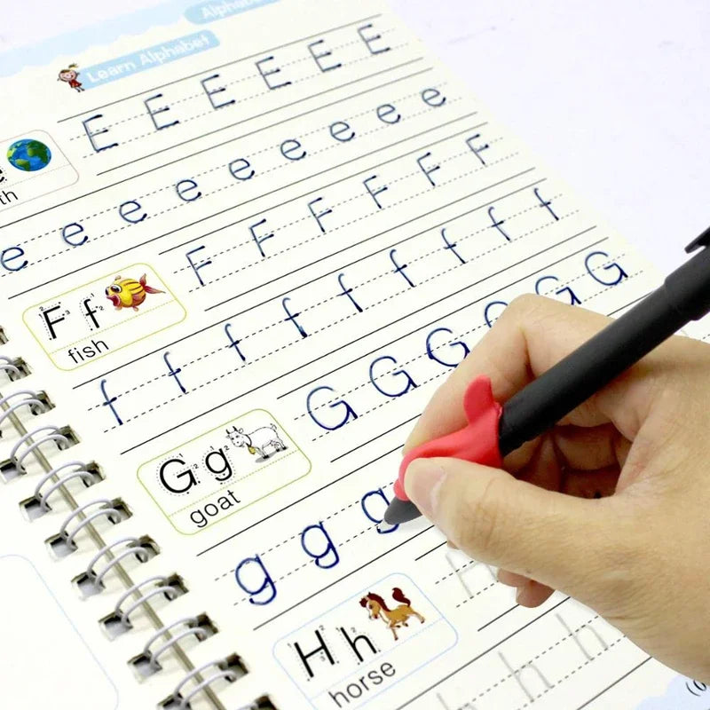 Kids Reusable Magic Practice Copybook with Disappearing Pen