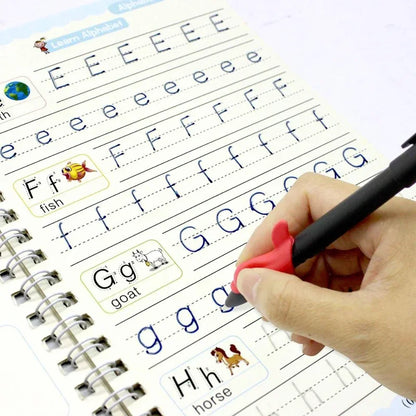 Kids Reusable Magic Practice Copybook with Disappearing Pen