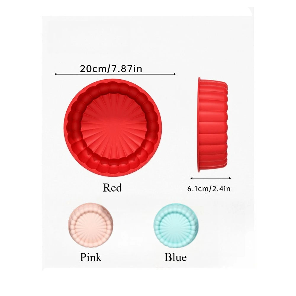 Silicone Charlotte Cake Pan Non-Stick Baking Mold