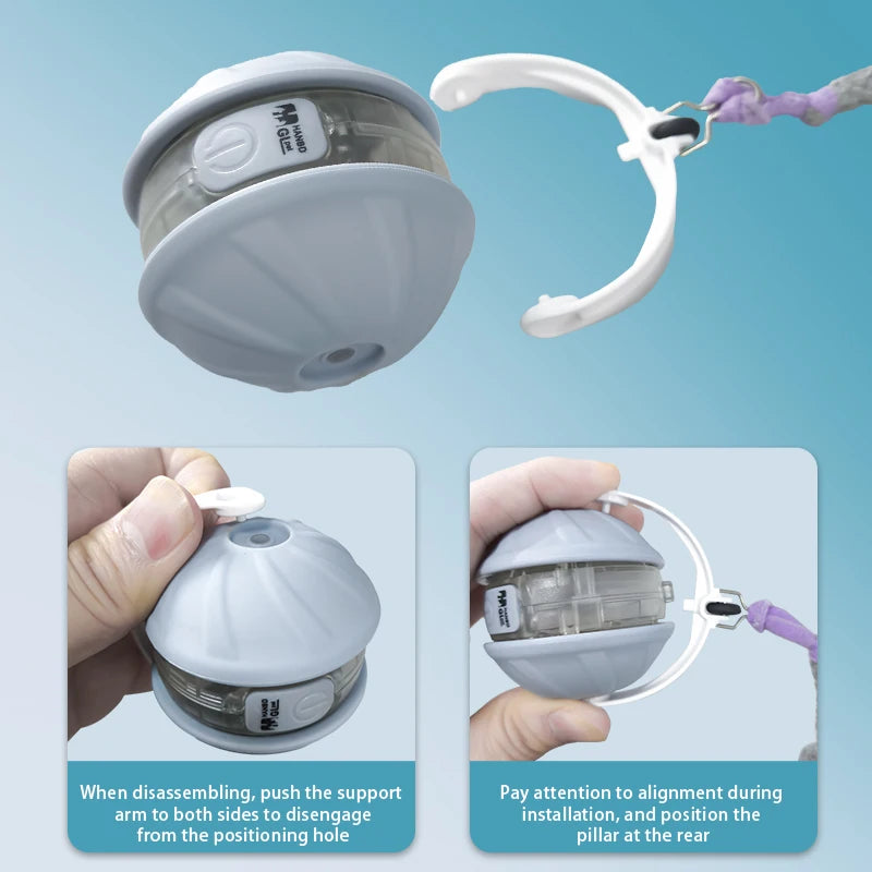 Interactive Rechargeable Rolling Pet Ball Toy