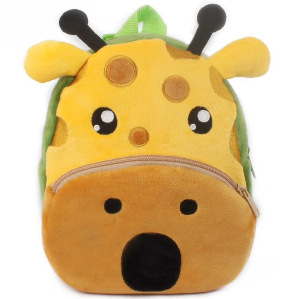 Kawaii 3D Plush Animal Kids Mini Backpack
