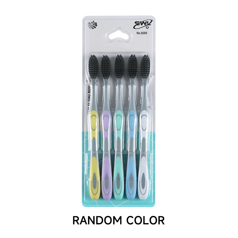 Bamboo Charcoal Soft Toothbrush Set