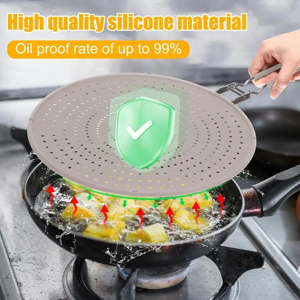 Silicone Splatter Screen for Frying Pans