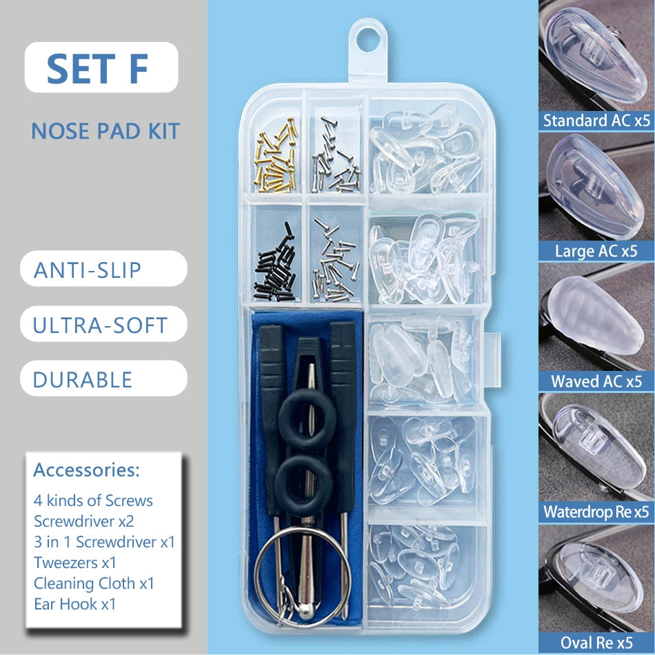 COLOUR_MAX  Silicone Nose Pads For Eyeglasses