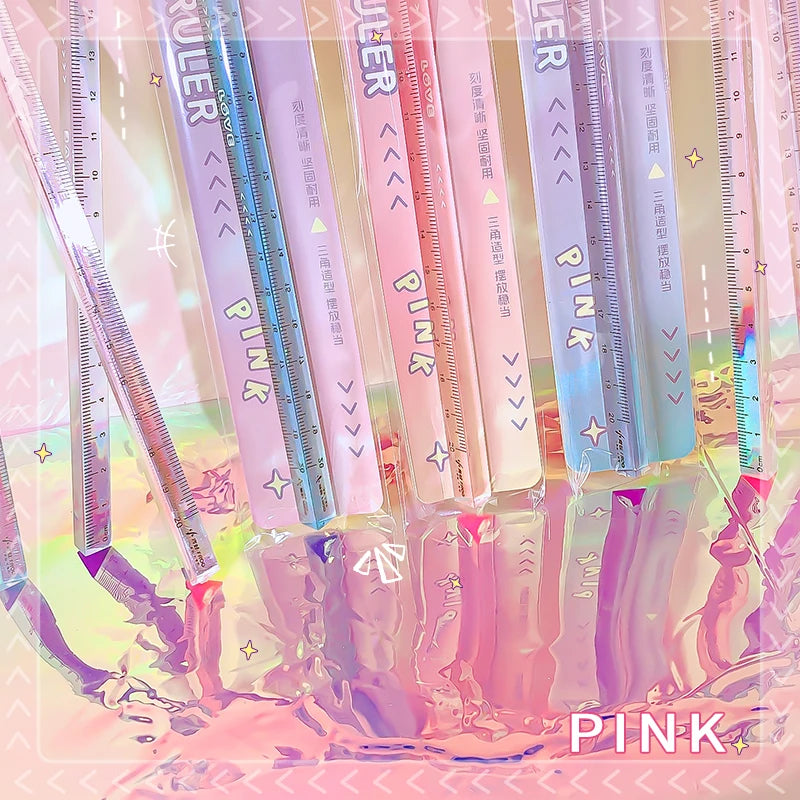 Aesthetic Straight Drawing Ruler