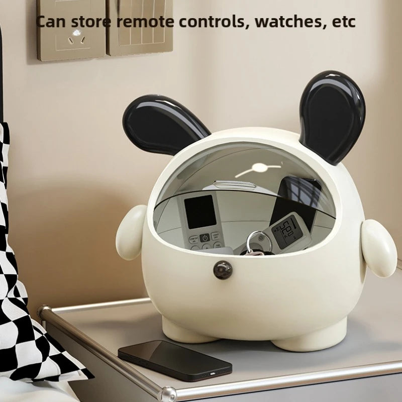 Decorative Flip-Lid Desktop Storage Box