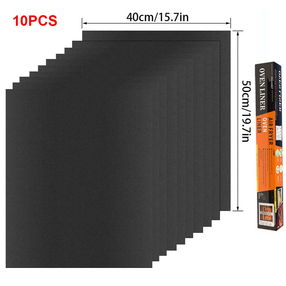 Heat Resistant Teflon Grill & Baking Mat for BBQ, Oven & Air Fryer