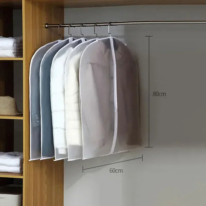 Clear Garment Dust Cover for Suits and Coats