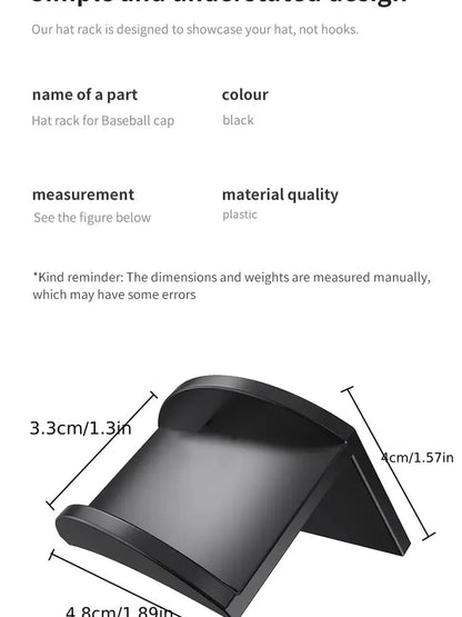 Minimalist Self-Adhesive Hat Hooks