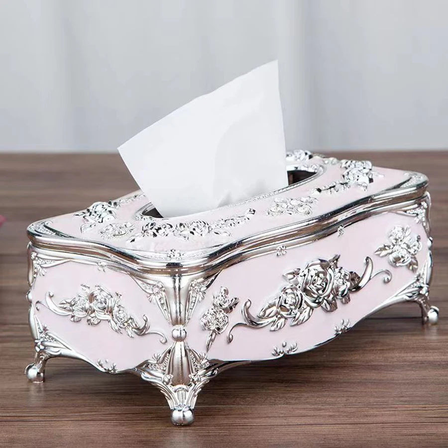 European Luxury Tissue Box Holder