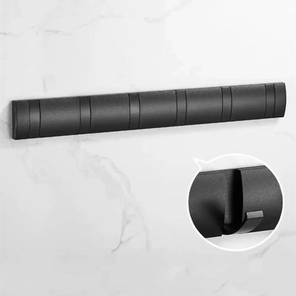 Aluminum Wall-Mounted Hook Rack for Clothes & Towels