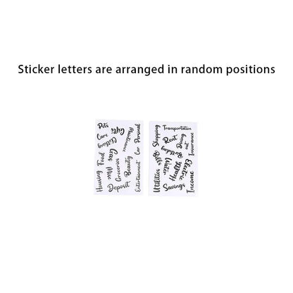 Practical Household Accessory – A6 PU Leather Budget Notebook – pp