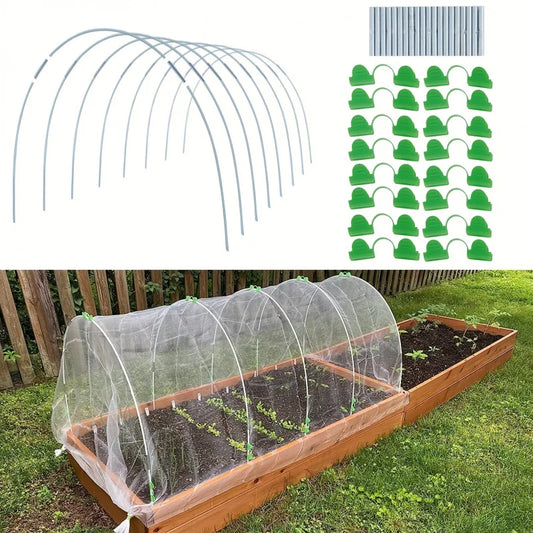 Fiberglass Garden Hoops Grow Tunnel Kit
