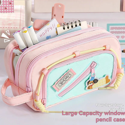 Dachshund Dog Large Capacity Pencil Case