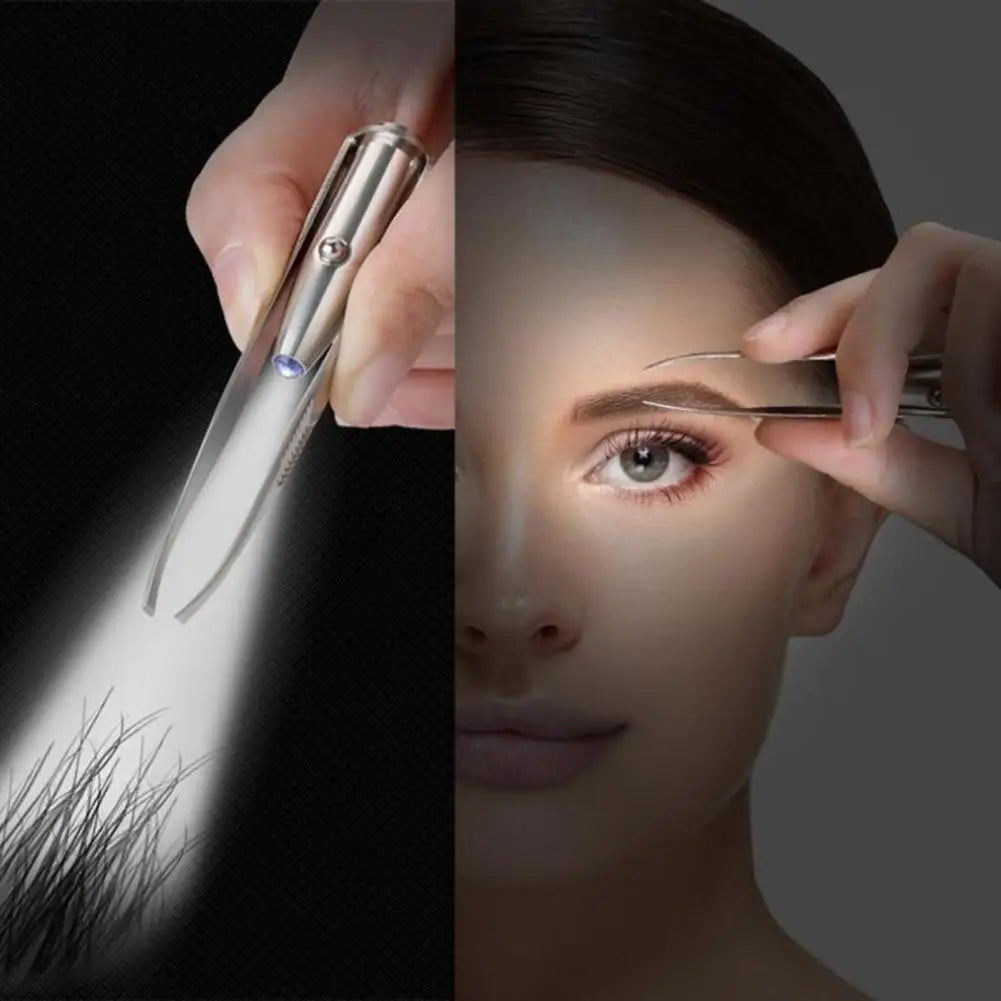 LED Light Precision Tweezers
