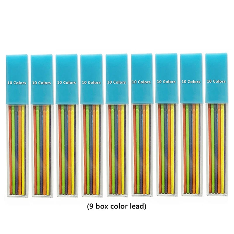 2.0mm Mechanical Pencil Set with 2B Leads & Sharpener
