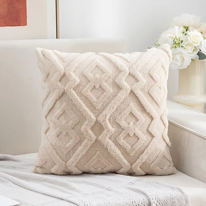 Luxury Plush Decorative Cushion Cover