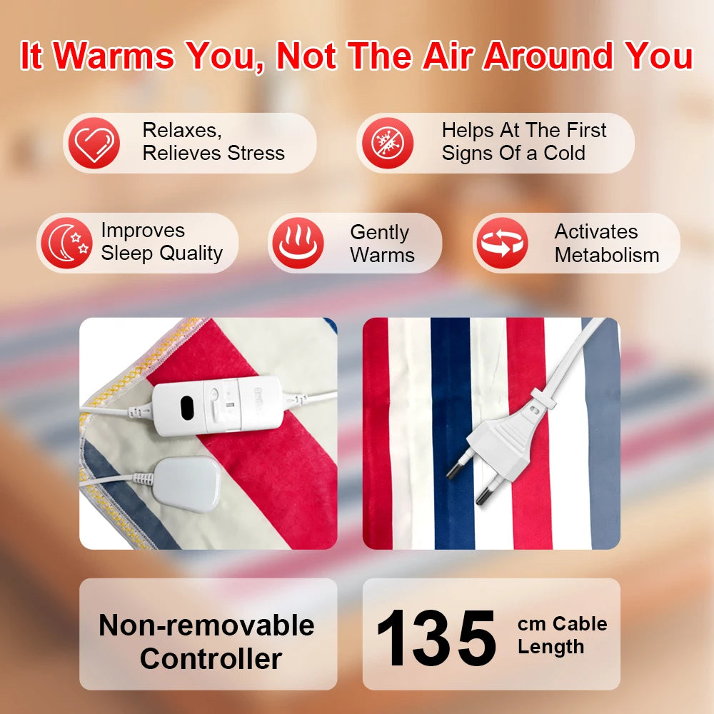 Single Electric Heated Mattress Blanket