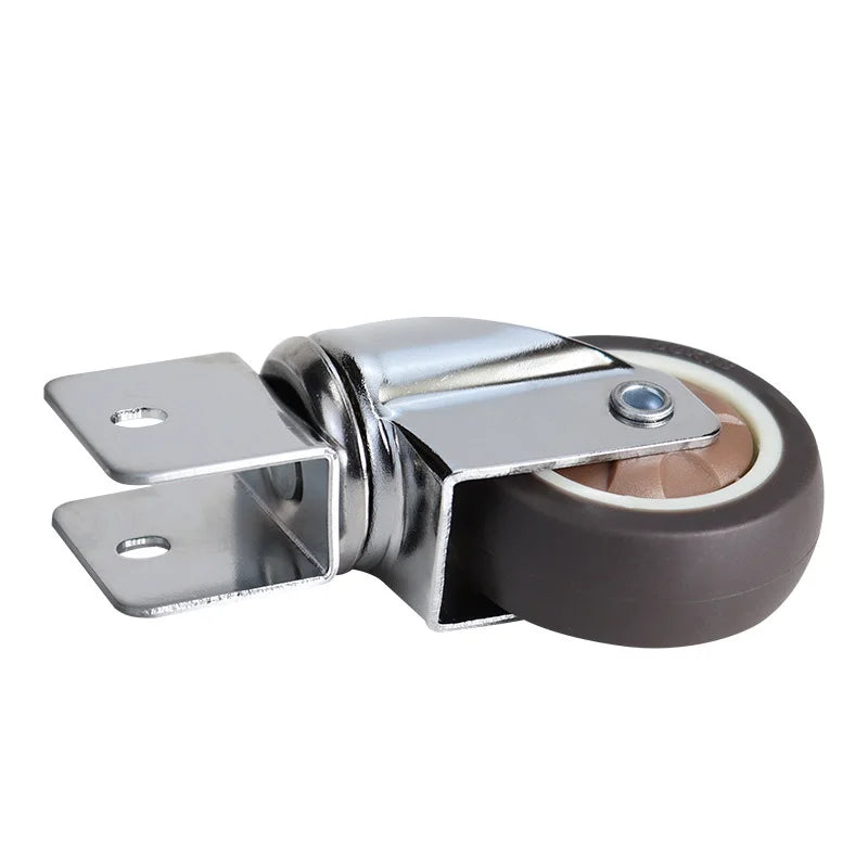 Soft Rubber Swivel Furniture Castor Wheels with Brake