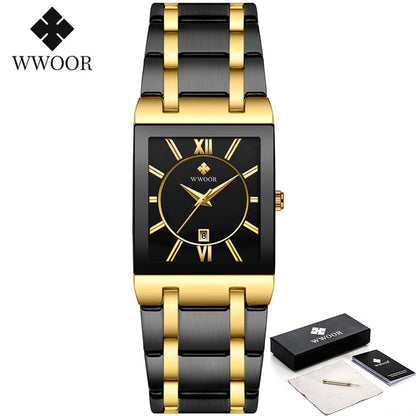 WWOOR Brand Luxury Gold Bracelet for Men